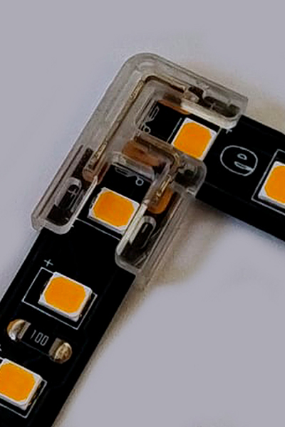 Ghost connectors for strips